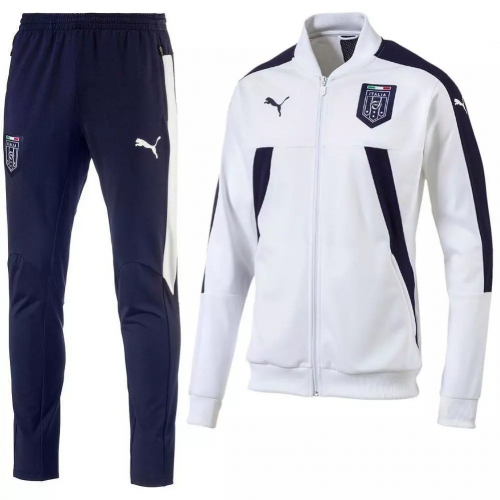 Italy White 2017 Training Kit (Jacket+Pants)